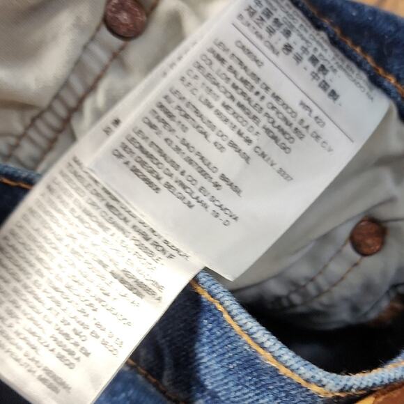 Levi's 501 Distressed Denim Jeans - Picture 3 of 7